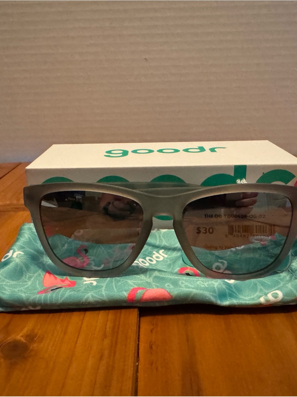 Goodr “Going to Valhalla Wintness”Sunglasses - Gray Frame